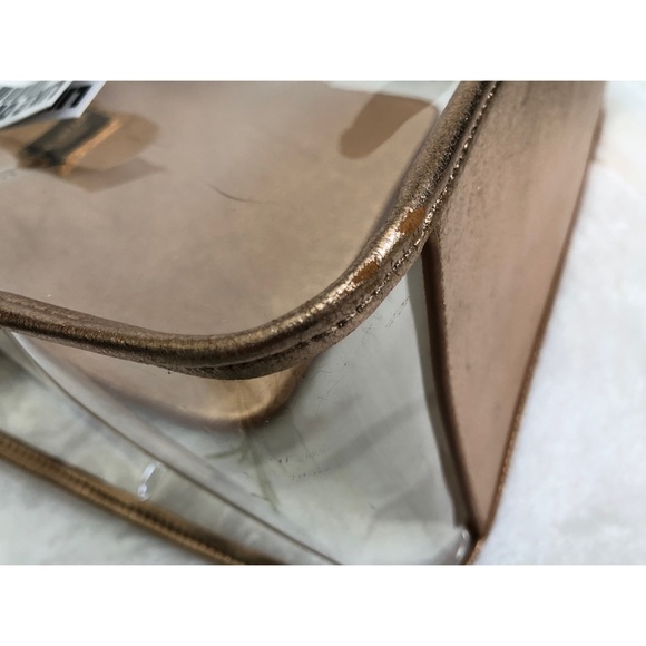 Like Dreams Transparent Polyurethane Tote Bag With Clutch - Picture 10 of 11